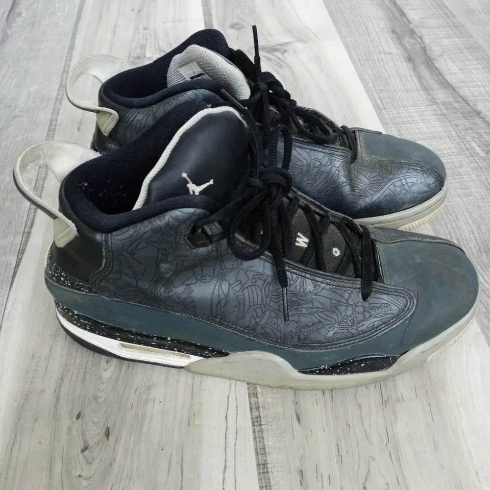 Nike Air Jordan Dub Zero Charcoal Wolf Grey Men's Size 10 Shoes